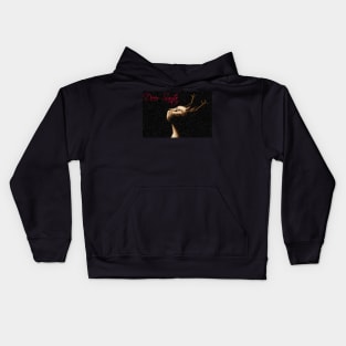 Deer Santa Kids Hoodie